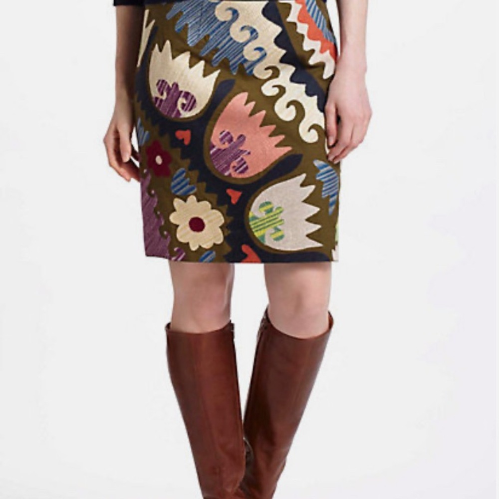 Anthropologie Vanessa Virginia Tulipa Skirt Size 0